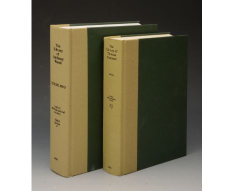 KIESSLING, Nicolas K. The Library of Anthony Wood, Oxford Bibliographical Society 2002. bds cloth spine. Together with Selwyn
