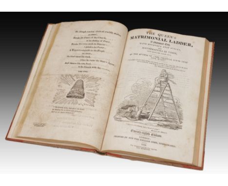 POLITICAL SQUIBS,  Satirical Pamphlets bound into 1 vol. dated 1820. Various inc. The Queen's Matrimonial Ladder, The Politic