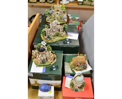 FIVE BOXED LILLIPUT LANE SCULPTURES FROM MIILLENNIUM SERIES, 'The Old Royal Observatory' L2245, limited edition No.1601/2000 