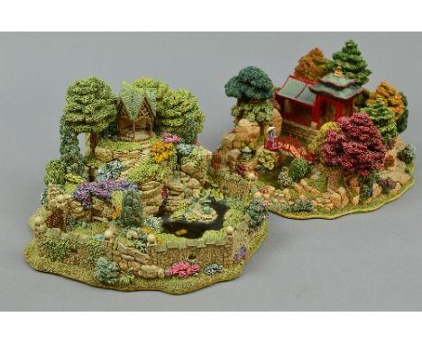 TWO BOXED LIMITED EDITION LILLIPUT LANE SCULPTURES, 'Reflection of Jade' No.715/3950, with certificate, leaflet and deeds and