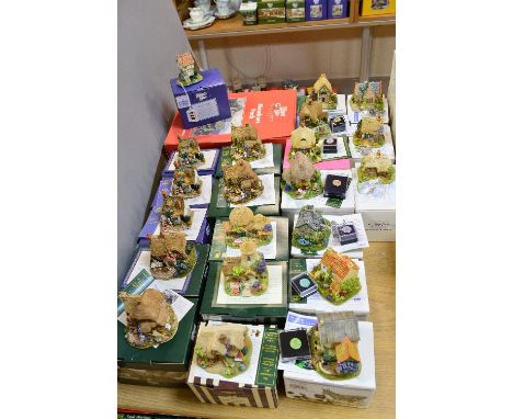 TWENTY ONE LILLIPUT LANE SCULPTURES FROM SYMBOL OF MEMBERSHIP, 'Hampton Moat' 1997/98, three 'Kiln Cottage' 1998/99, 'Fresh T