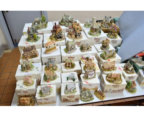 THIRTY THREE LILLIPUT LANE SCULPTURES FROM THE ENGLISH COLLECTION NORTH, (brown backstamp), to include 'Stocklebeck Mill', 'H