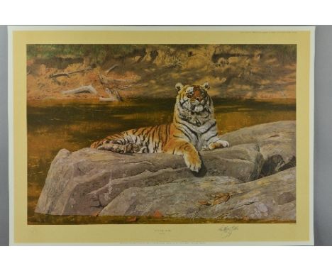 ANTHONY GIBBS (BRITISH 1951) 'QUIZZICAL QUADRUPED', a limited edition print 292/1500, signed and numbered in pencil, unmounte