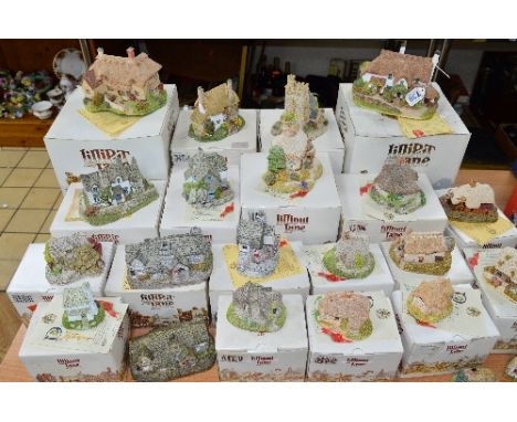 TWENTY TWO LILLIPUT LANE SCULPTURES FROM ENGLISH SOUTH WEST COLLECTION (19 boxed and all brown backstamp) 'Periwinkle Cottage