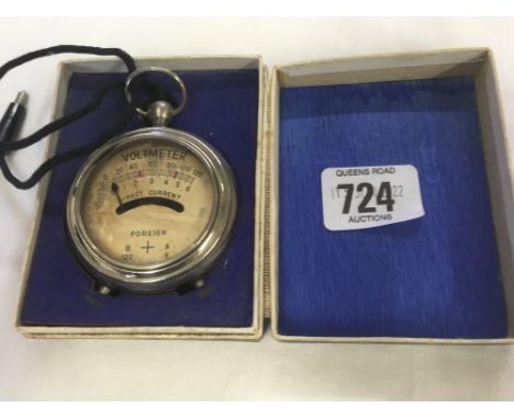 BOXED VINTAGE POCKET VOLT METER