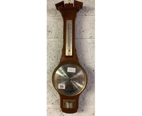 WEATHER MASTER BANJO BAROMETER &amp; THERMOMETER