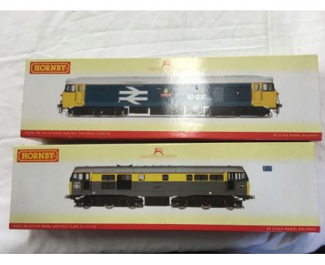 HORNBY CLASS 31 DIESEL ELECTRIC ENGINE &amp; CLASS 50 DIESEL ELECTRIC ENGINE 'THE ARK ROYAL'