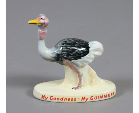 A Carltonware Guinness advertising figure formed as an ostrich.