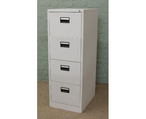 A mid C20th metal five drawer filing cabinet.