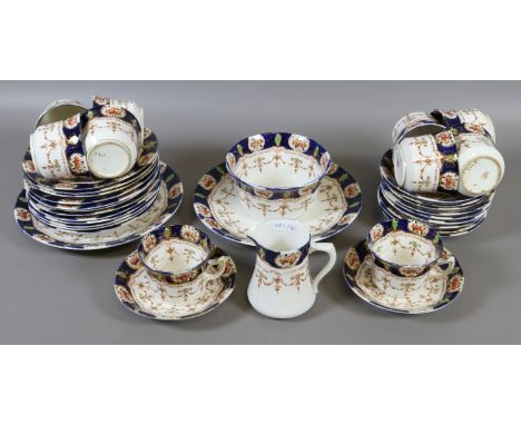A Stanley china part tea service comprising ten cups, eleven saucers, twelve side plates etc.