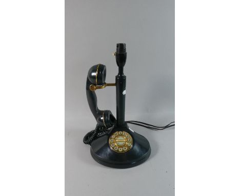 A Reproduction Novelty Table Lamp/Telephone 