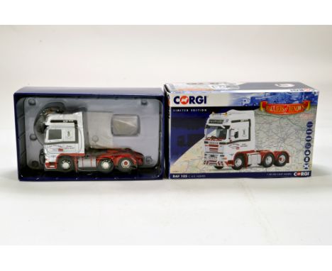 Corgi 1/50 diecast truck issue comprising No. CC14121 DAF 105 in livery of CG Hughes. E to NM in Box.