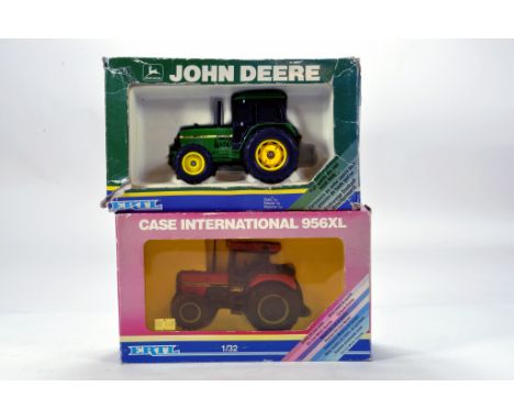Ertl 1/32 Farm Issues comprising John Deere 3140 Tractor and Case IH 956XL. Generally E to NM in Boxes. (2)