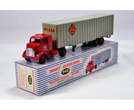 Dinky No. 948 McClean Tractor Trailer. Fine example is E to NM in E Box.