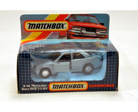 Matchbox Superkings No. K-115 Mercedes Benz 190E. E to nM in Box.