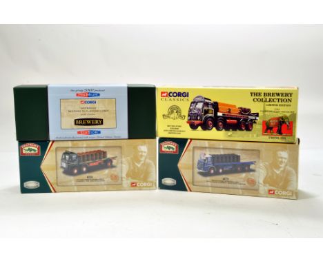 Assorted Corgi Commercial Diecast group comprising various issues inc Brewery models. Generally E to NM in Boxes. (4)