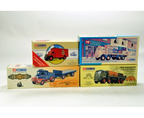 Assorted Corgi Commercial Diecast group comprising various issues inc Brewery models. Generally E to NM in Boxes. (4)