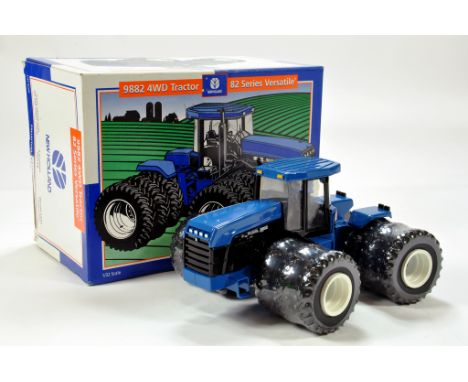 Scale Models / Ertl 1/32 Farm Issue Comprising New Holland 9882 Tractor on Triple Wheels. E to NM. 