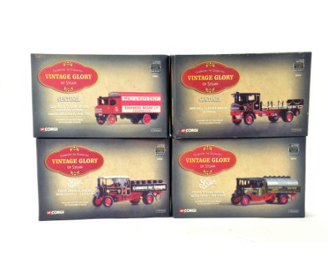 Assorted Corgi Commercial group comprising Vintage Glory Steam models. Generally E to NM in Boxes. (4)
