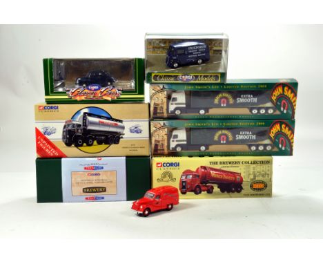 Assorted Corgi Commercial Diecast group comprising various issues inc Brewery models. Generally E to NM in Boxes. (8)