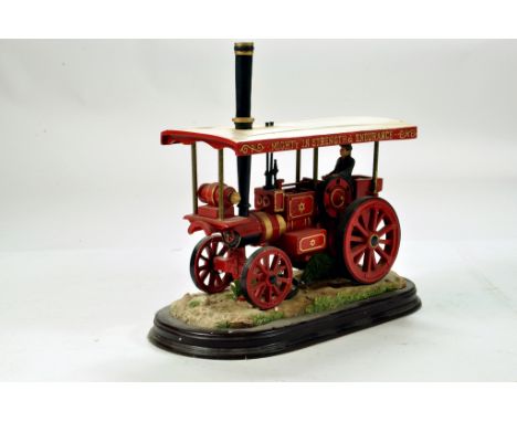 Leonardo Collection Static Presentation Piece comprising a Steam Traction Engine. Displays Well, with box.
