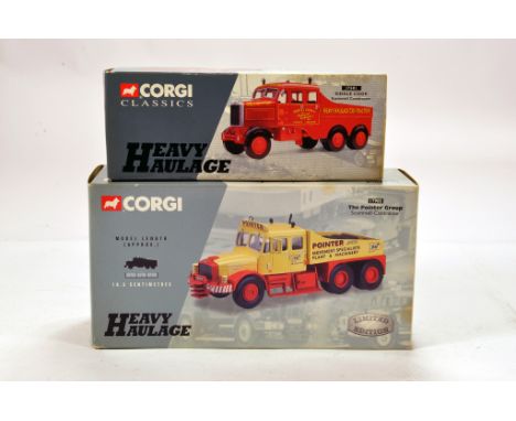 Assorted Corgi Commercial duo comprising Heavy Haulage models. Generally E to NM in Boxes. (2)
