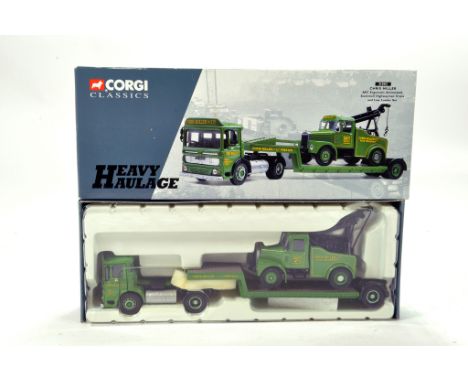 Corgi 1/50 diecast truck issue comprising No. 31003 AEC Low Loader and Scammell Breakdown in livery of Chris Miller. E to NM 