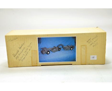 RR Models Roger Renault (France) 1/50 unbuilt Resin White Metal Kit of a Euclid TS24 Twin Engine Scraper with old style cab, 