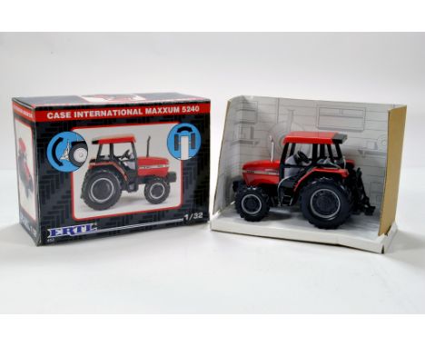Ertl 1/32 Farm Issue Comprising Case International Maxxum 5240 50000 Tractor, modified by S Frater. Generally E to NM.