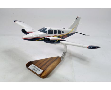 Large Scale Model of a Piper Seneca ZS-MHG Aircraft. Complete with unapplied components and outer box. 
