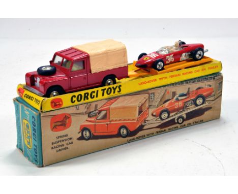 Corgi No. GS17 Land Rover with Trailer and Ferrari Racing Car. Generally G in F Box.