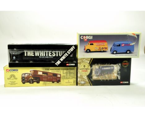 Assorted Corgi Commercial Diecast group comprising various issues inc Brewery models. Generally E to NM in Boxes. (4)