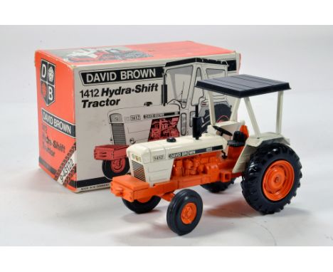 NZG Farm Issue Comprising David Brown 1412 Hydra Shift Tractor. Generally E to NM in Box.