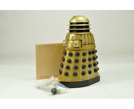 ARC Series of 1/5 scale Handbuilt Dr Who Dalek issues comprising Type 5 No. 82 Gold Dalek. Complete with accessories and cert