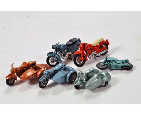 Matchbox No. 66 Harley Davidson Motorbike duo plus others. Generally G to NM. (6)