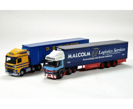 Corgi 1/50 unboxed diecast truck issues comprising D R Macleod and WH Malcolm. Generally VG. (2)