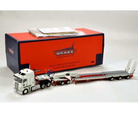 Drake Collectibles by TWH 1/50 diecast precision truck issue comprising Kenworth K200 Prime Mover Tractor with 2 x 8 Dolly an