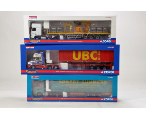 Corgi Diecast Truck Trio comprising various issues. Generally F to G. 