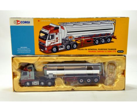 Corgi 1/50 diecast truck issue comprising No. AN14001 Volvo FH General Purpose Tanker in livery of Mansel Davies. E to NM in 