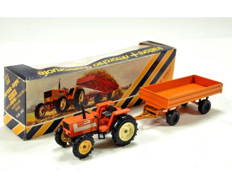 Forma-Toys 1/43 Fiat Tractor and Trailer Set. Generally VG (perishment on tyres) in G Box.