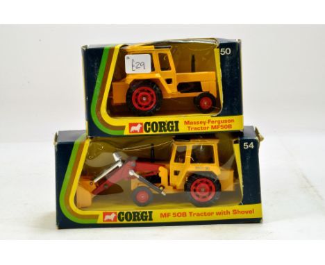 Corgi Massey Ferguson Tractor duo. Generally E to NM in Boxes. 