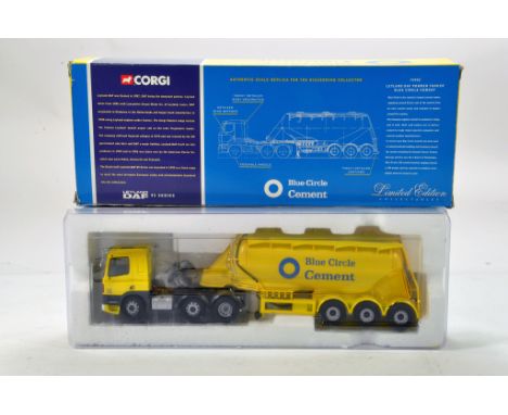 Corgi 1/50 diecast truck issue comprising No. 75902 Leyland DAF Powder Tanker in livery of Blue Circle Cement. E to NM in Box