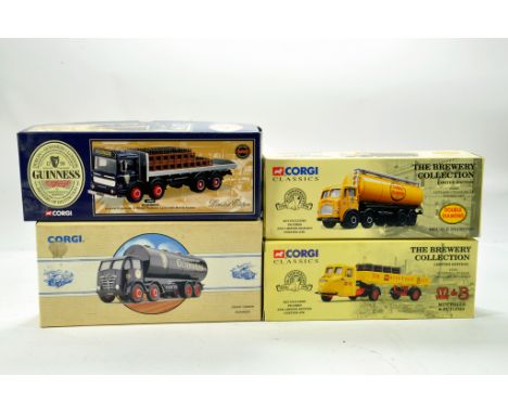 Assorted Corgi Commercial Diecast group comprising various issues inc Brewery models. Generally E to NM in Boxes. (4)