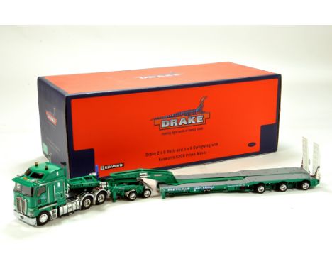 Drake Collectibles by TWH 1/50 diecast precision truck issue comprising Kenworth K200 Prime Mover Tractor with 2 x 8 Dolly an