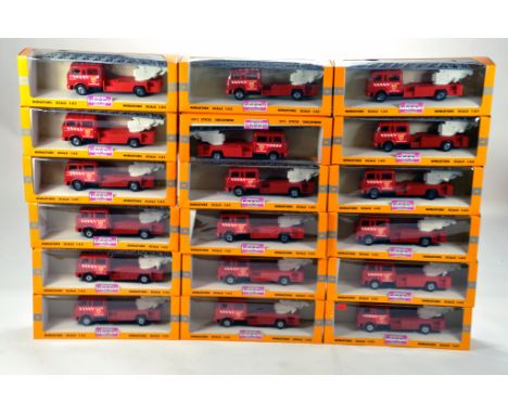 Norev Large Assortment of Fire Engine Models in 1/43. E to NM in Boxes. (18)