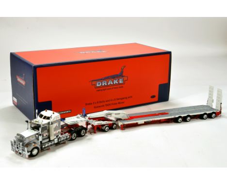 Drake Collectibles by TWH 1/50 diecast precision truck issue comprising Kenworth T909 Prime Mover Tractor with 2 x 8 Dolly an