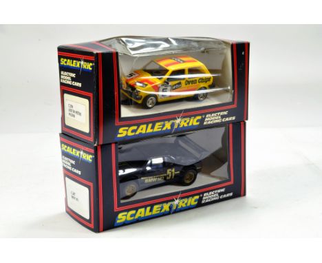 Vintage Scalextric Duo comprising C.304 Austin Metro plus C.347 BMW M1. Untested but display well in original boxes. (2)