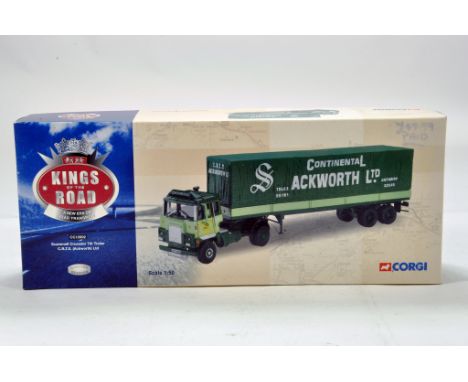 Corgi 1/50 diecast truck issue comprising No. CC12602 Scammell Crusader Tilt Trailer in livery of CRTS. E to NM in Box.