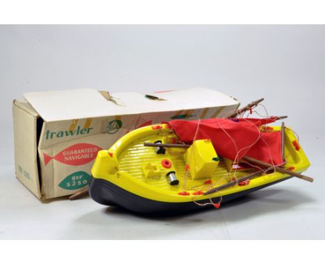 French large scale model of a fishing trawler. Appears Complete.