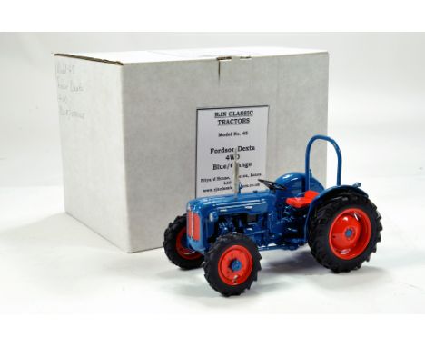 RJN Classic Tractors 1/16 Fordson Dexta 4WD Tractor with Roll Bar. Exclusive Limited Edition Hand Built Model Displays Superb